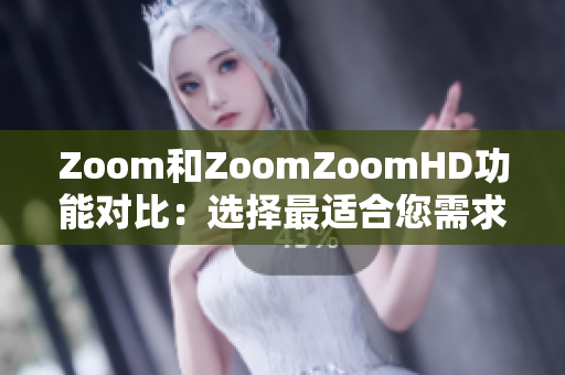 Zoom和ZoomZoomHD功能对比：选择最适合您需求的视频会议工具