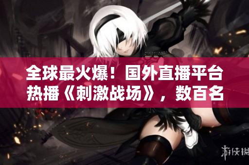 全球最火爆！国外直播平台热播《刺激战场》，数百名主播带你体验枪林弹雨！