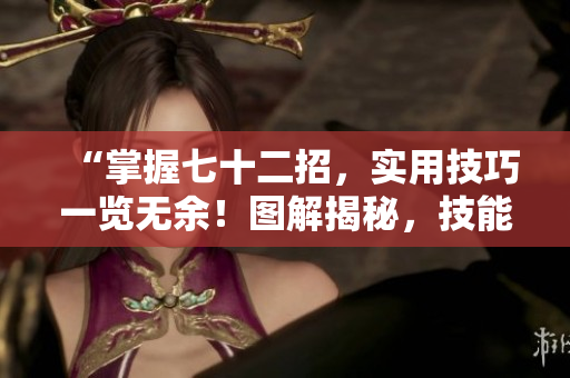 “掌握七十二招，实用技巧一览无余！图解揭秘，技能提升不再难！”