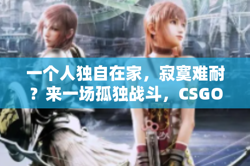 一个人独自在家，寂寞难耐？来一场孤独战斗，CSGO等你来战！
