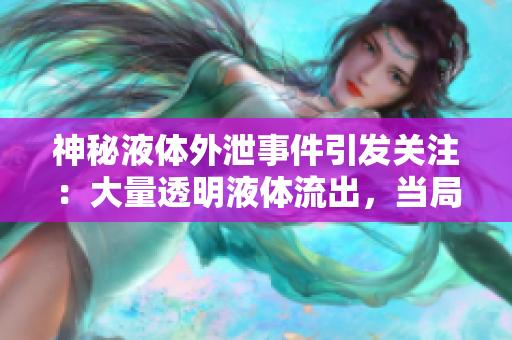 神秘液体外泄事件引发关注：大量透明液体流出，当局正展开调查