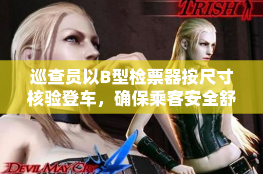 巡查员以B型检票器按尺寸核验登车，确保乘客安全舒适