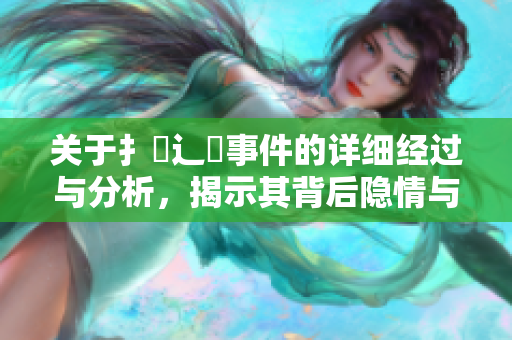 关于扌喿辶畐事件的详细经过与分析，揭示其背后隐情与影响