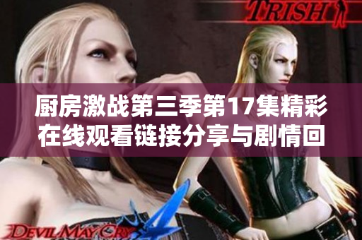 厨房激战第三季第17集精彩在线观看链接分享与剧情回顾